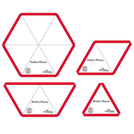 Jillily Studio Hex Angle Template Set