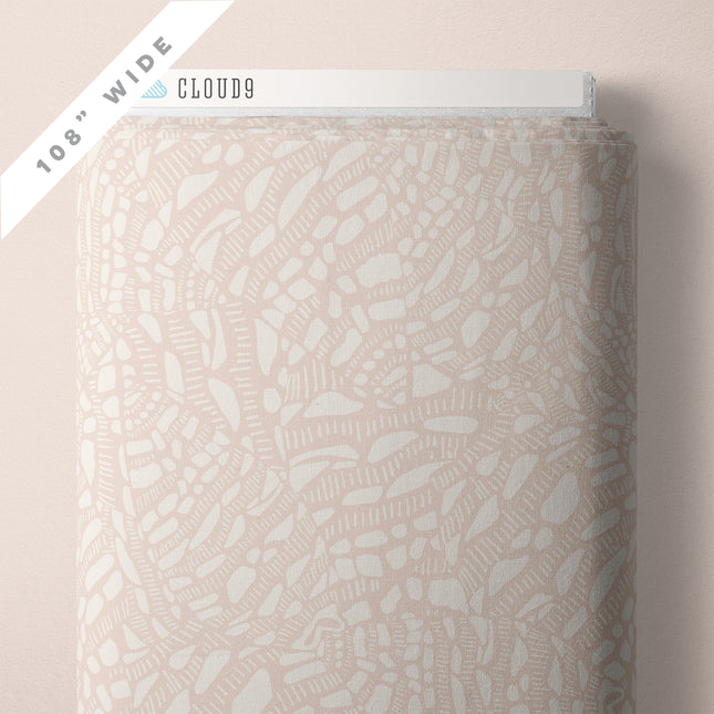 Cloud9 Seashell Serenade ~ 227961 Neverending 108" WIDE BACK  Beige