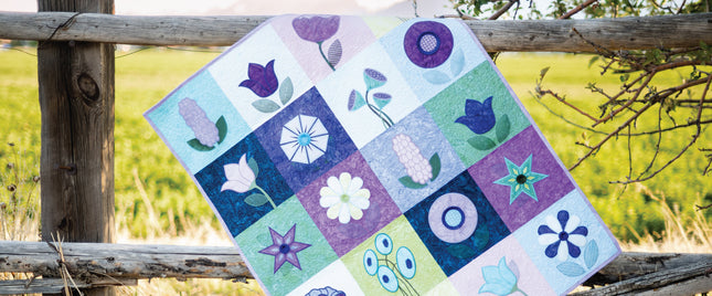 Riley Blake Stitch Your Flower Garden Machine Embroidery USB