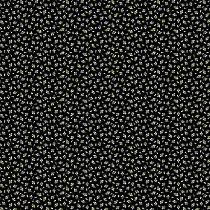 Clothworks Matcha: Black Digital Ditsy # Y4917-3