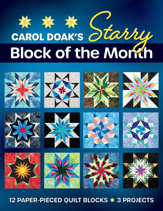 Carol Doak's Starry Block of The Month Book