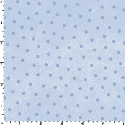 Maywood  Little Lambies Woolies Flannel Polka Dots ~ Blue: MASF18506-B2