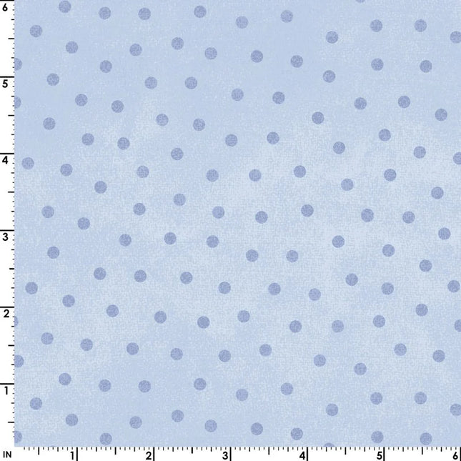 Maywood  Little Lambies Woolies Flannel Polka Dots ~ Blue: MASF18506-B2