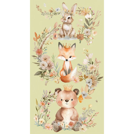 Camelot Sagebrush Babies: 55250207P-01 Animal Panel