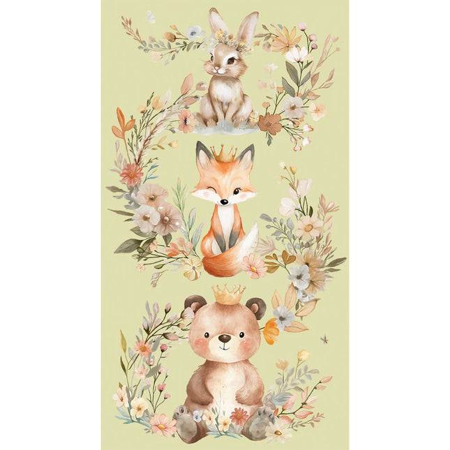 Camelot Sagebrush Babies: 55250207P-01 Animal Panel