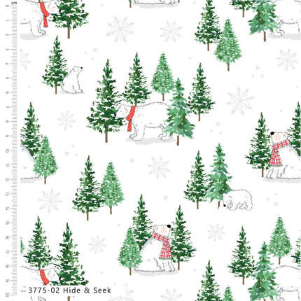 Craft Cotton Co. A-Roar A-Frost – Hide and Seek by Susan Wheeler