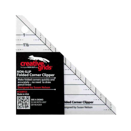 Creative Grids Quilt Ruler Folded Corner Clipper Tool # CGRFCC