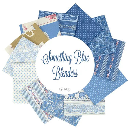 Tilda Fabrics Something Blue Blenders 12 Fat Quarter Bundle