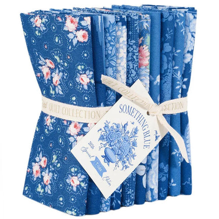 Tilda Fabrics Something Blue DARK Fat Quarter Bundle - 10 pcs