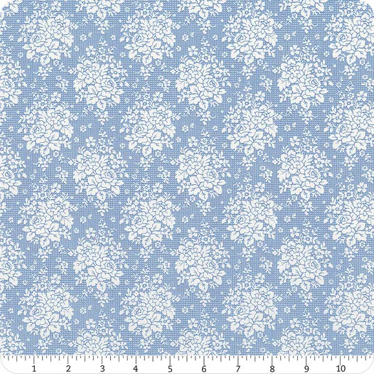 Tilda Fabrics Something Blue Sky Picknic Yardage SKU# TIL100666