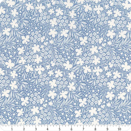 Tilda Fabrics Something Blue Blue Bushbloom Yardage SKU# TIL100668