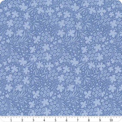 Tilda Fabrics Something Blue Cornflower Bushbloom Yardage SKU# TIL100678