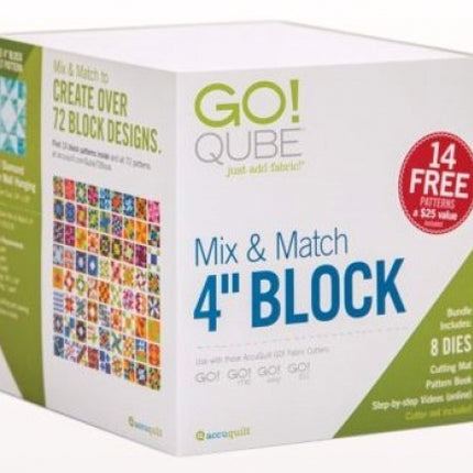 GO! Qube Mix & Match 4" Block # 55229