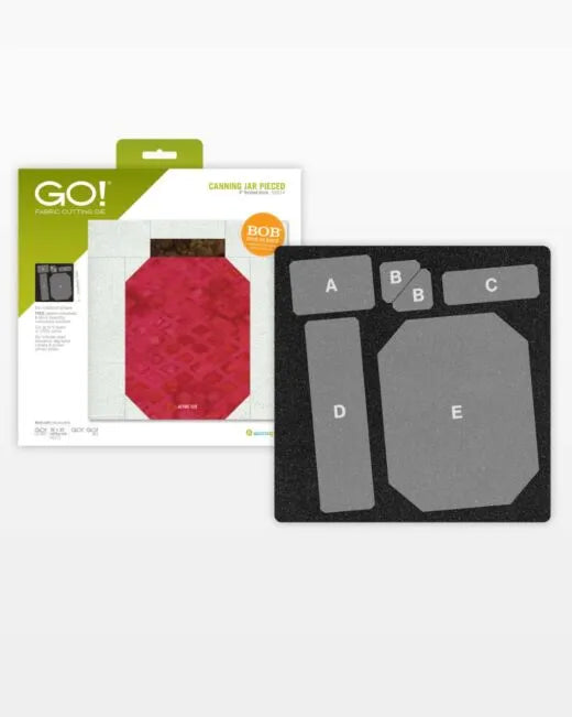 GO! Canning Jar Pieced-8" Finished Die 55614