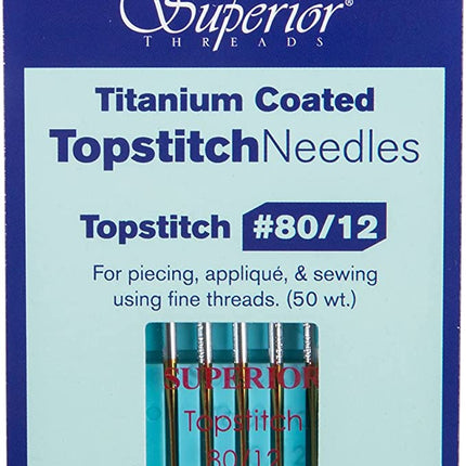 Superior Topstitch Machine Needle Size 80/12 # 1328012