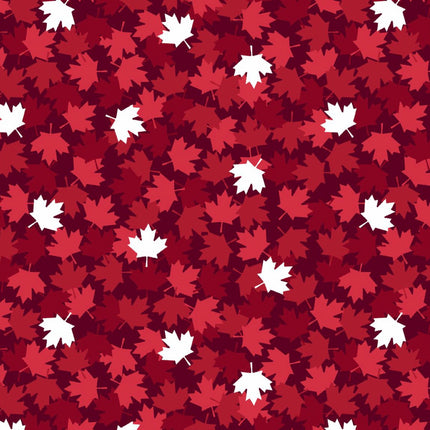 Canadian Christmas Red maple Leaf