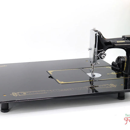 Featherweight Sew Steady BLACK CLASSIC Singer (Table Extension ONLY + Polish)
