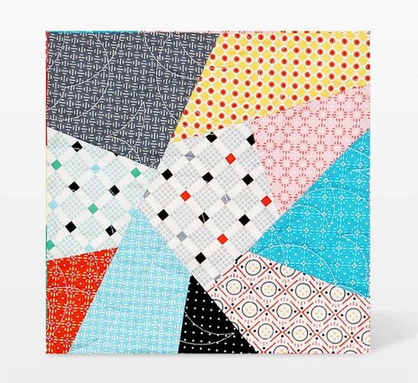 55861 GO! Big Crazy Quilt-10" Finished Die